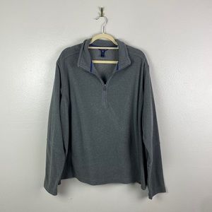 Lands' End | Men's Polartec Fleece Quarter Zip Pullover 46-48 (XL)